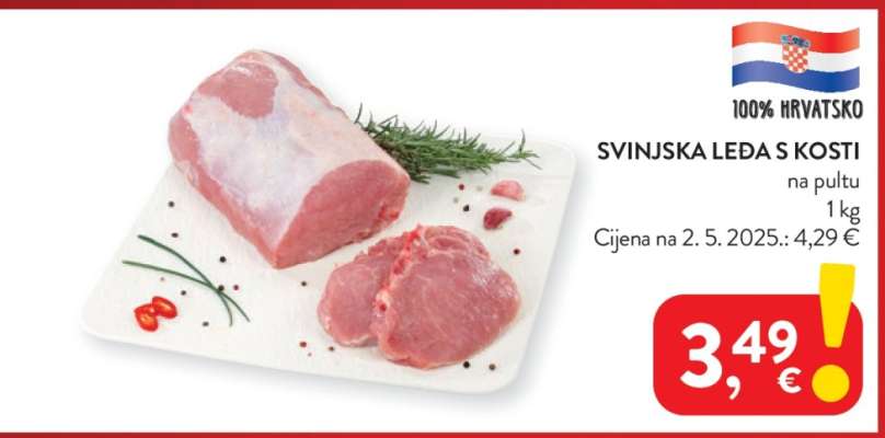 Svinjska leđa s kosti