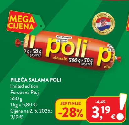 Pileća salama Poli