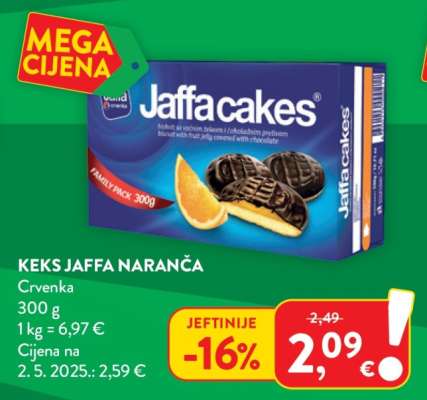 Keks Jaffa naranča