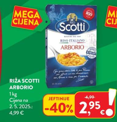 Riža Scotti Arborio