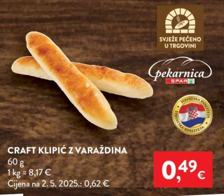 Craft klipić z Varaždina