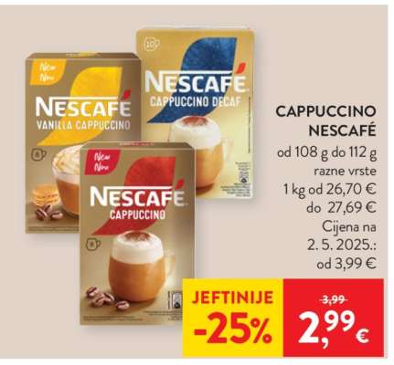Cappuccino Nescafé