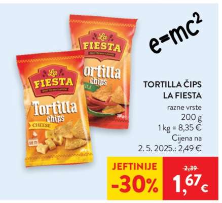 Tortilla čips La Fiesta