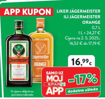 Liker Jägermeister ili Jägermeister Orange