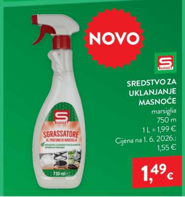 Sredstvo za uklanjanje masnoće