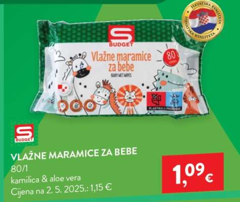 Vlažne maramice za bebe