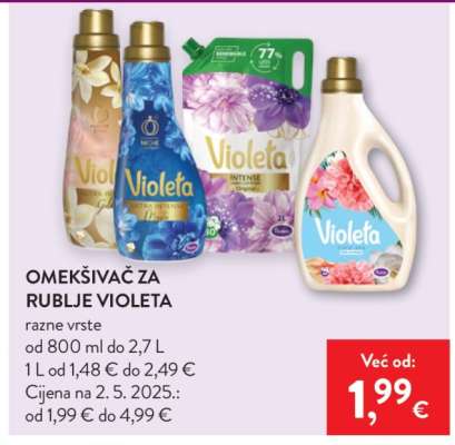 Omekšivač za rublje Violeta