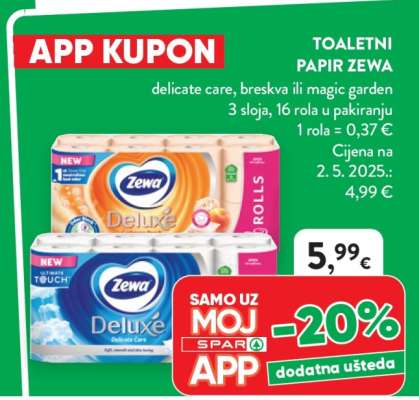 Toaletni papir Zewa