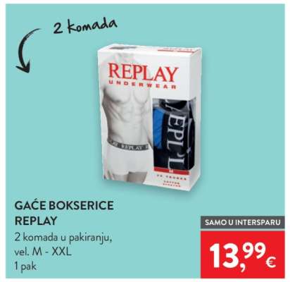 GAĆE BOKSERICE REPLAY
