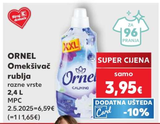 ORNEL Omekšivač rublja