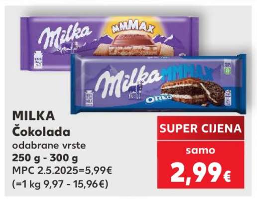 MILKA Čokolada