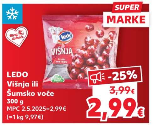 LEDO Višnja ili Šumsko voće 300 g