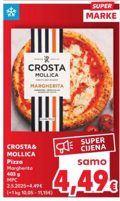 CROSTA & MOLLICA Pizza Margherita