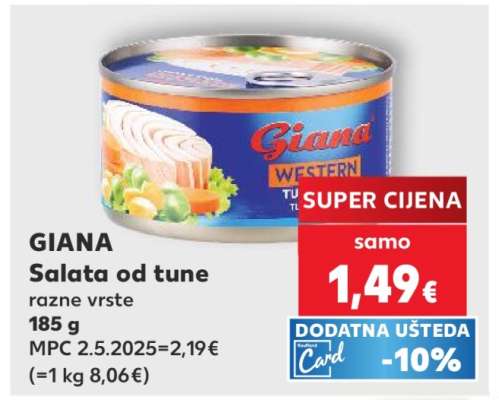 GIANA Salata od tune