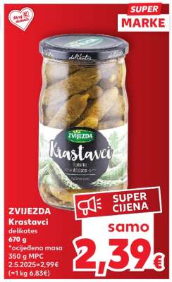 ZVIJEZDA Krastavci delikates
