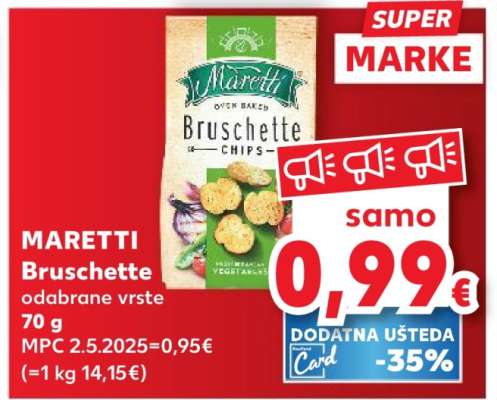 MARETTI Bruschette odabrane vrste