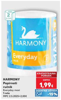 HARMONY Papirnati ručnik