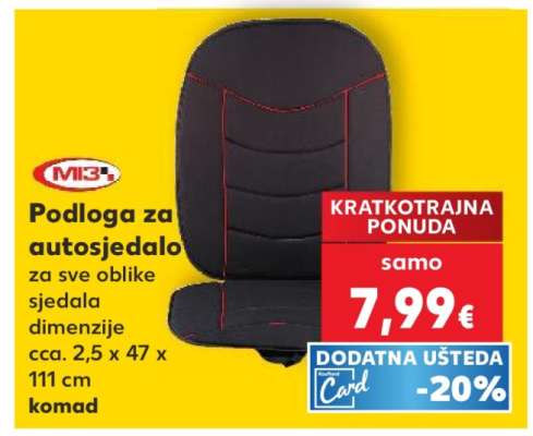 Podloga za autosjedalo