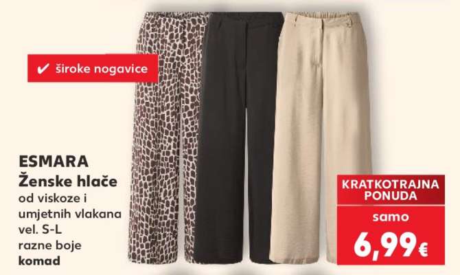 ESMARA Zenske hlače