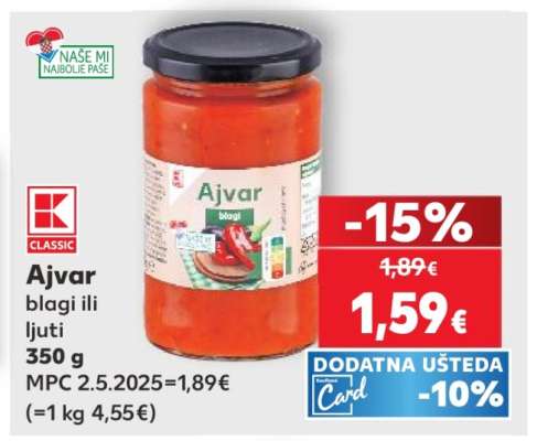 Ajvar blagi ili ljuti