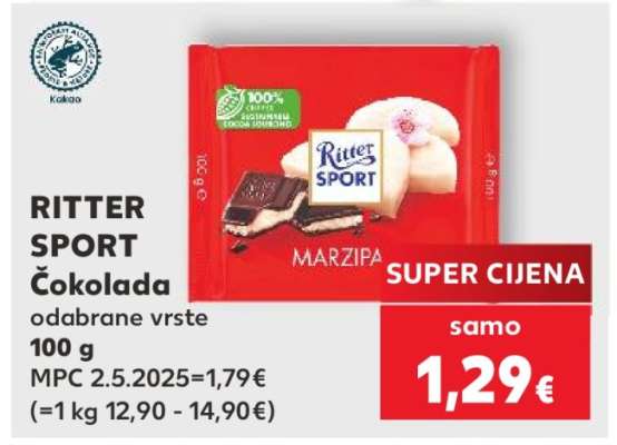 RITTER SPORT Čokolada