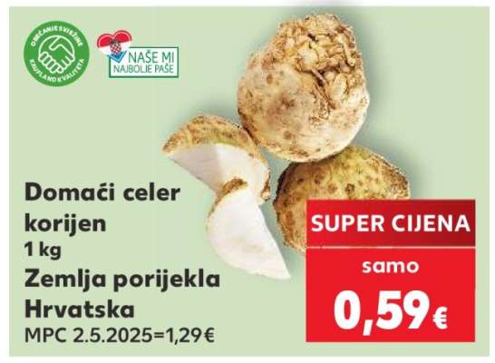 Domaći celer korijen 1 kg