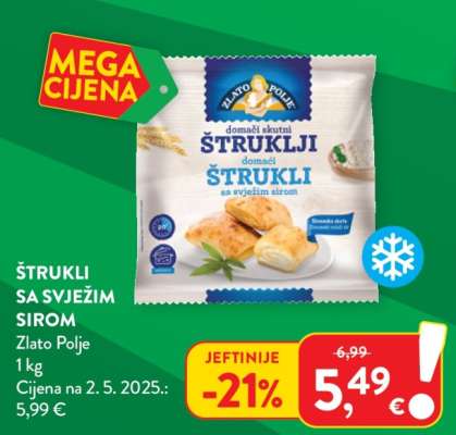 Štrukli sa svježim sirom