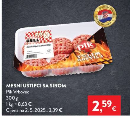 Mesni uštipci sa sirom