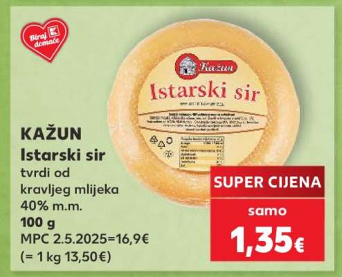 KAŽUN Istarski sir