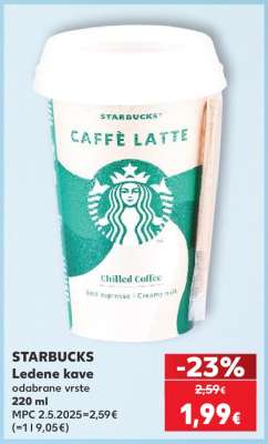 STARBUCKS Ledene kave