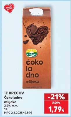'Z BREGOV ČOKOLADNO MLIJEKO