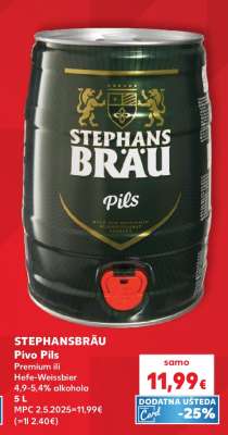 STEPHANSBRÄU Pivo Pils