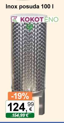Inox posuda 100 l