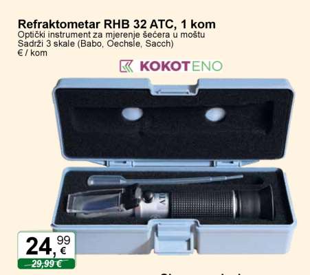 Refraktometar RHB 32 ATC, 1 kom