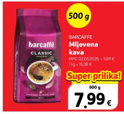 Barcaffe Mljevena kava