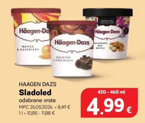 HÄAGEN-DAZS Sladoled