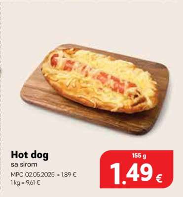 Hot dog sa sirom