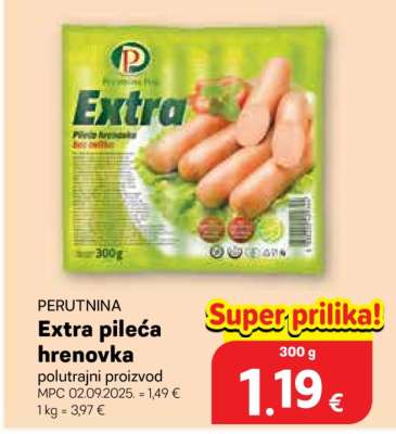 Extra pileća hrenovka