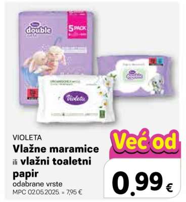Vlažne maramice ili vlažni toaletni papir