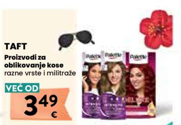 TAFT Proizvodi za oblikovanje kose