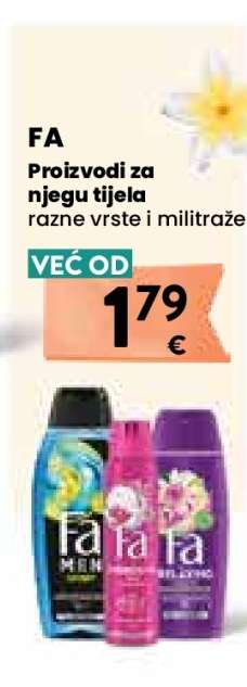 FA Proizvodi za njegu tijela