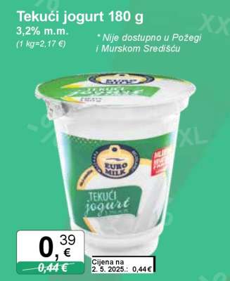 Tekući jogurt 180 g