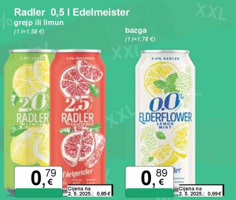 Radler 0,5 l Edelmeister