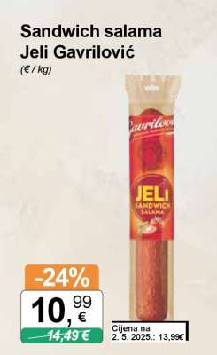 Sandwich salama Jeli Gavrilović