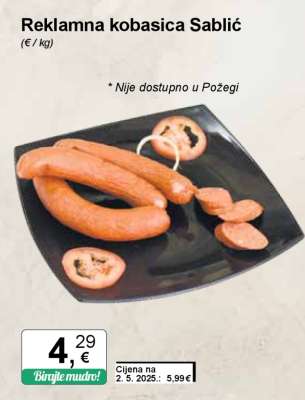 Reklamna kobasica Sablić