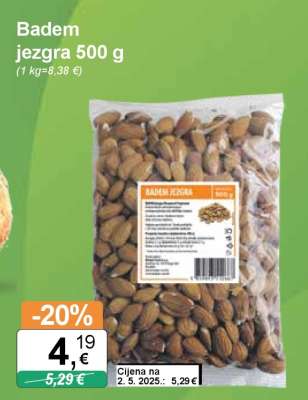 Badem jezgra 500 g