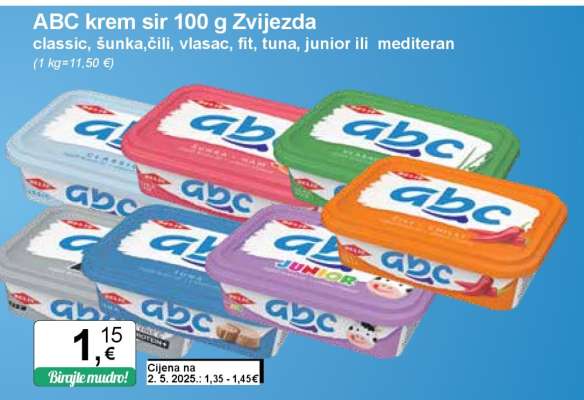 ABC krem sir 100 g Zvijezda