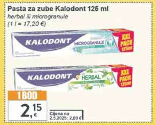 Pasta za zube Kalodont 125 ml