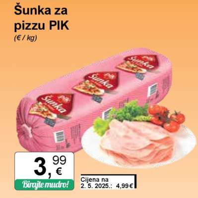 Šunka za pizzu PIK
