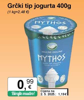 Grčki tip jogurta 400g